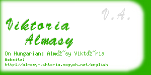 viktoria almasy business card